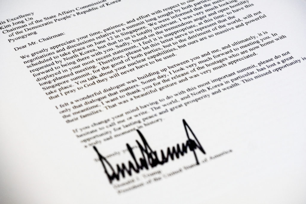 Trump letter