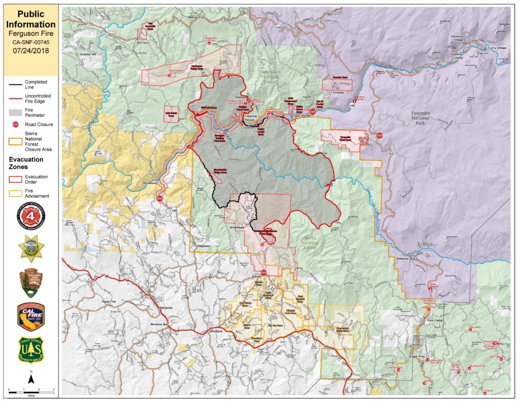 Ferguson Fire map