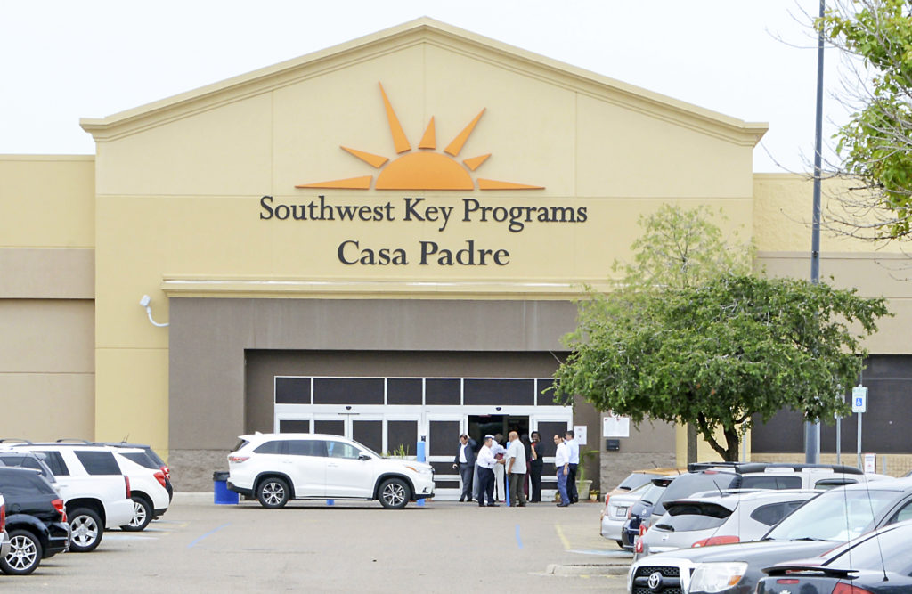 Photo of a Southwest Key operated shelter for detained immigrant children