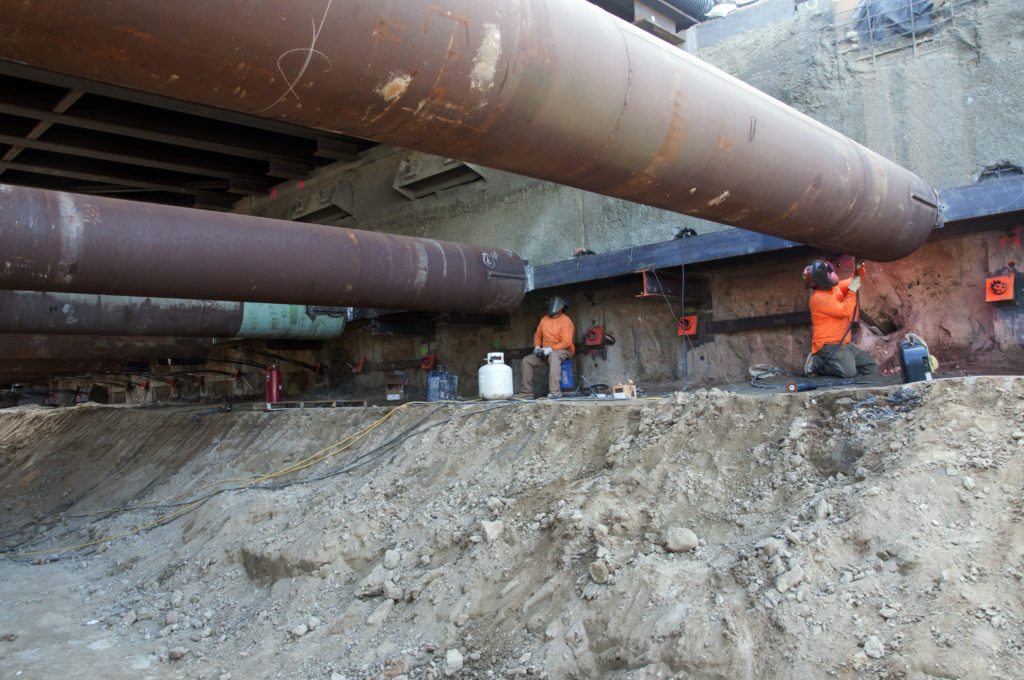 Photo of workers at the Fresno Trench