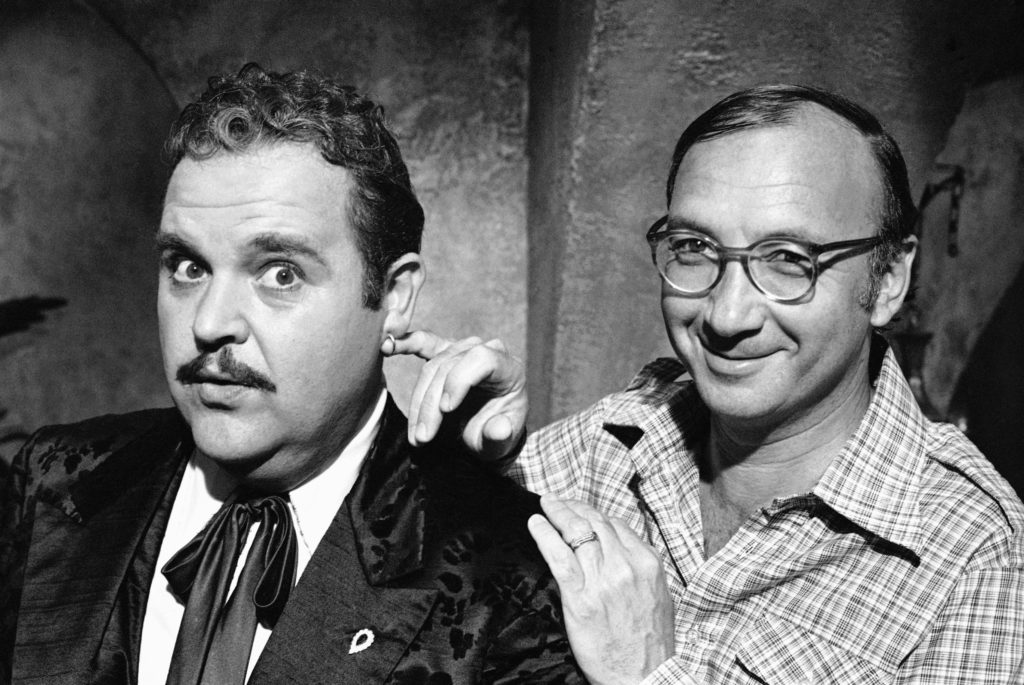 Photo of playwright Neil Simon and actor Dom DeLuise