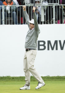 Photo of Keegan Bradley celebrating