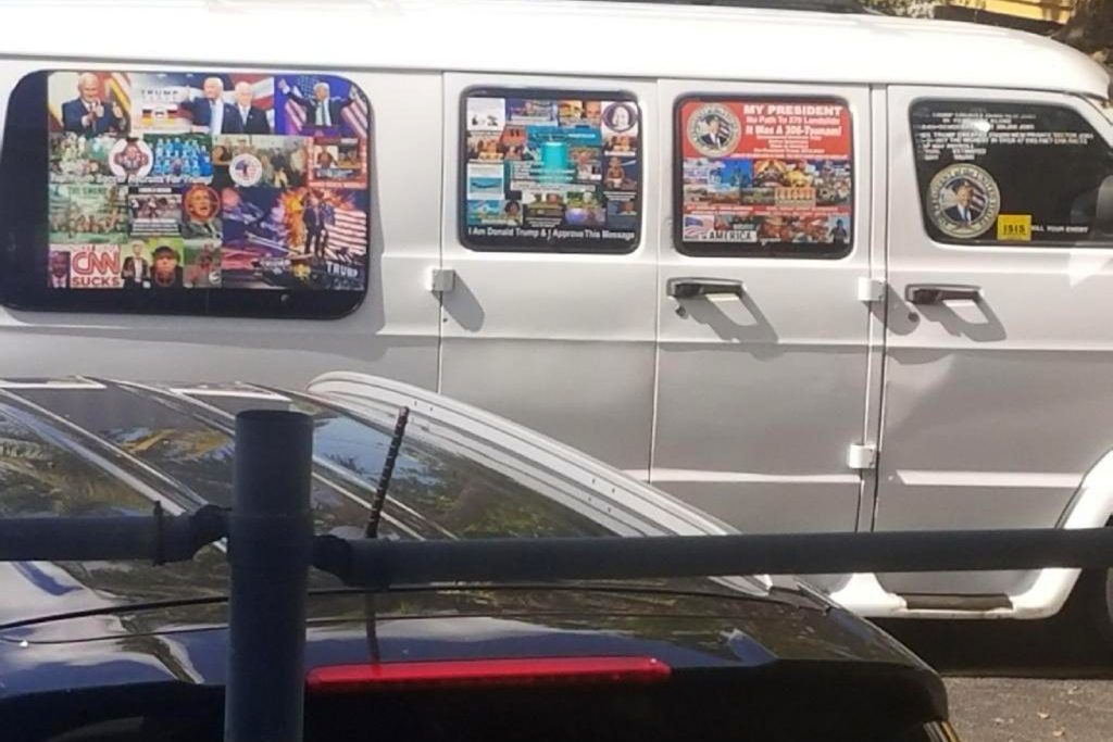 Photo of Sayoc's van