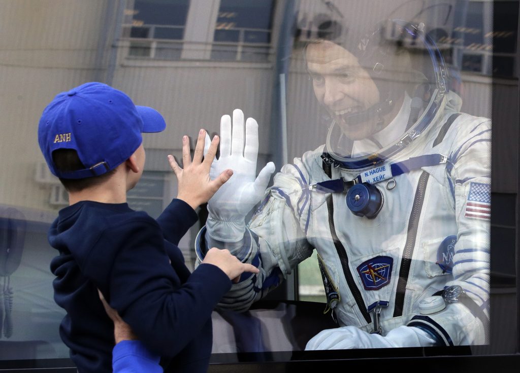 Photo of U.S. astronaut Nick Hague
