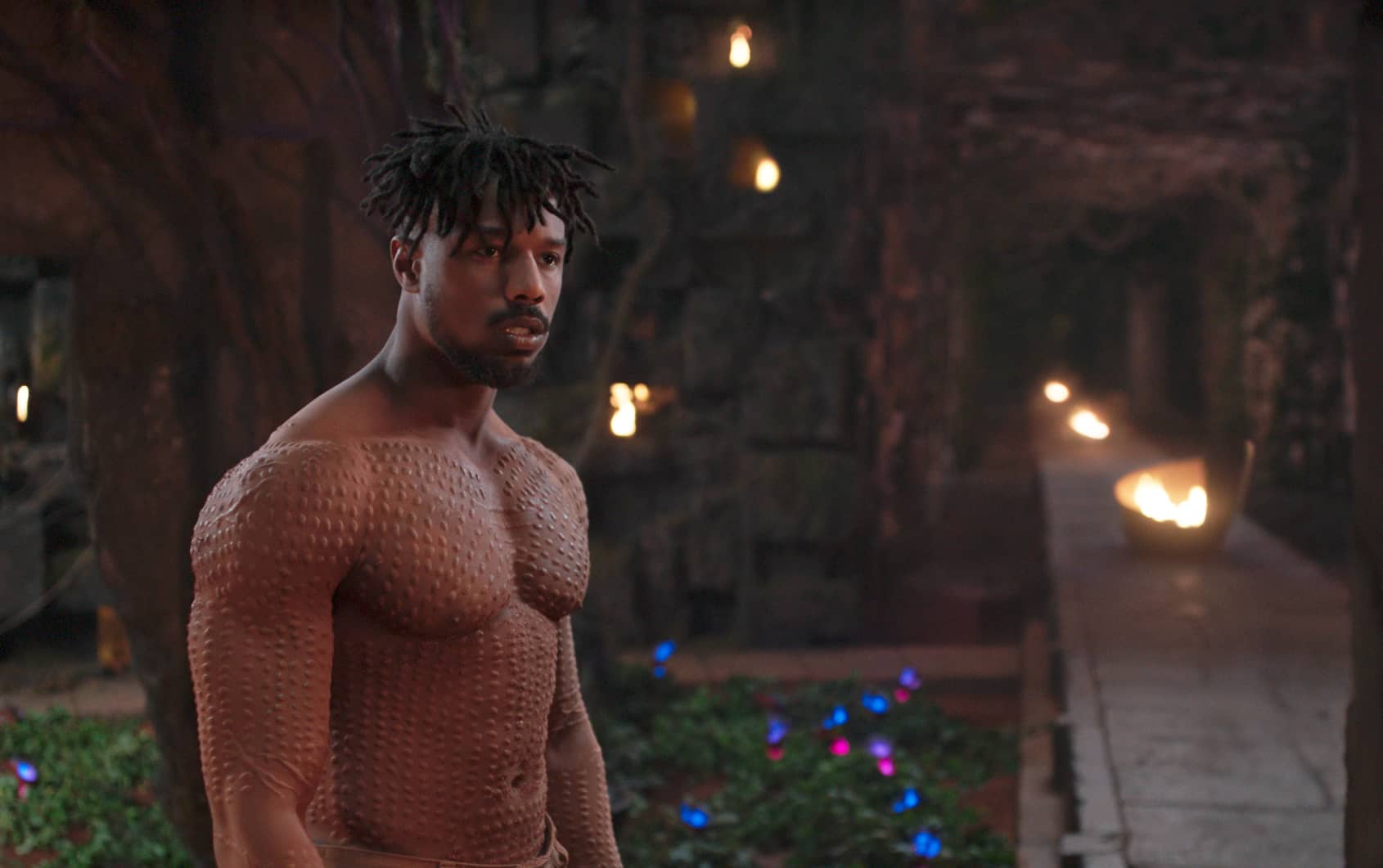 Photo of Michael B. Jordan in Black Panther