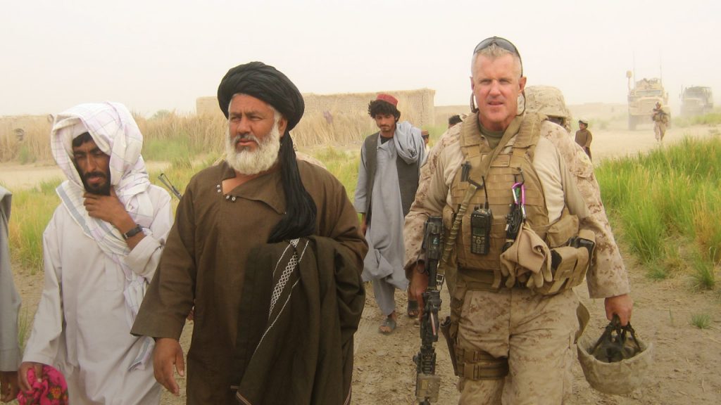 Picture of Marine Terry Slatic in Afghanistan