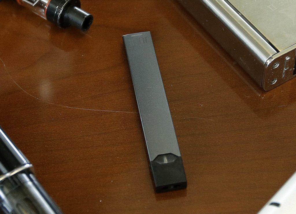 Photo of Juul e-cig products