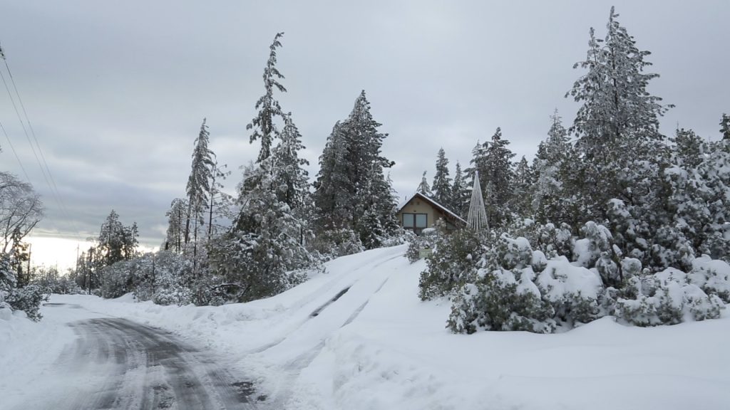 Photo of snow in Shaver Lake area