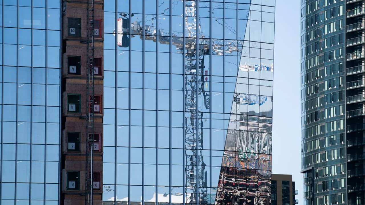 Photo of a crane in Seattle