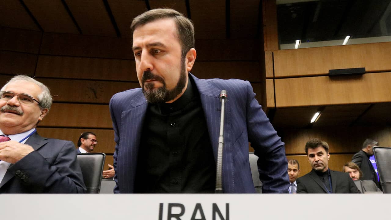 Photo of Iran's Ambassador to the International Atomic Energy Agency, IAEA, Gharib Abadi