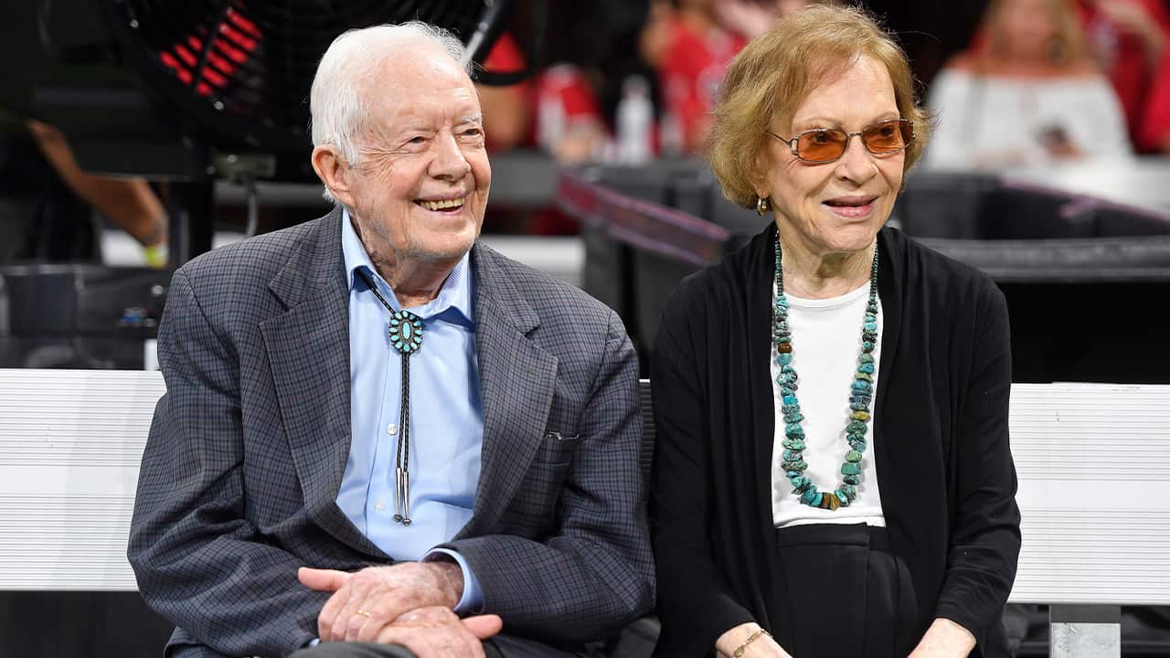Photo of former President Jimmy Carter and Rosalynn Carter