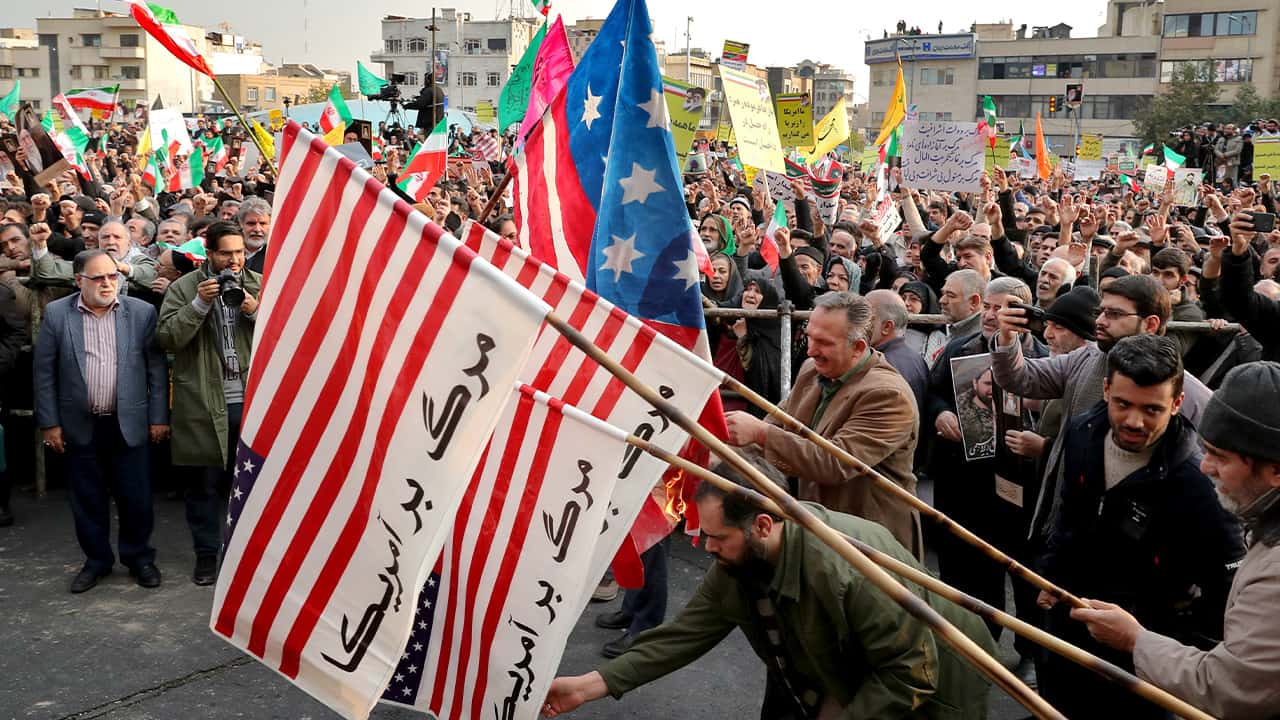 Photo of protests in Iran