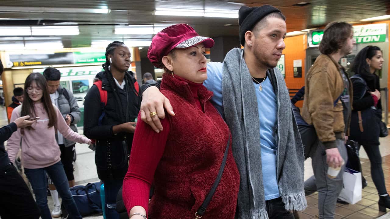 Photo of Luz Aurora Vidal and her son, Martín Batalla Vidal