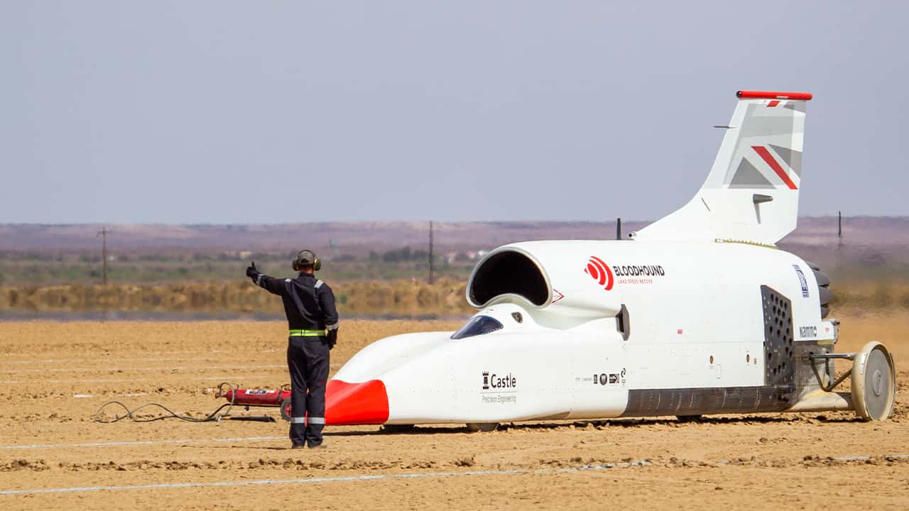 Photo of Bloodhound vehicle
