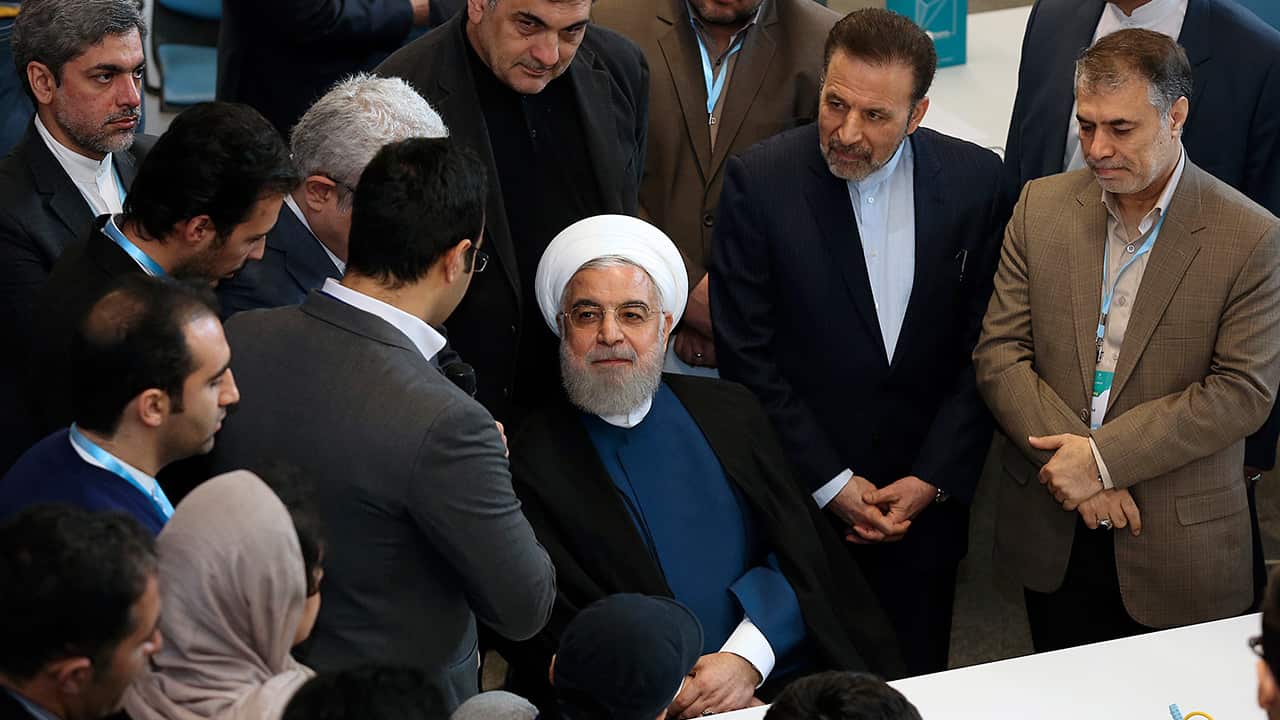 Photo of President Hassan Rouhani