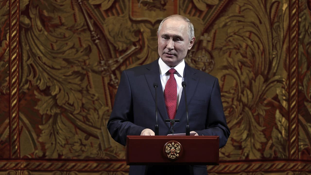 Photo of Russian President Vladimir Putin