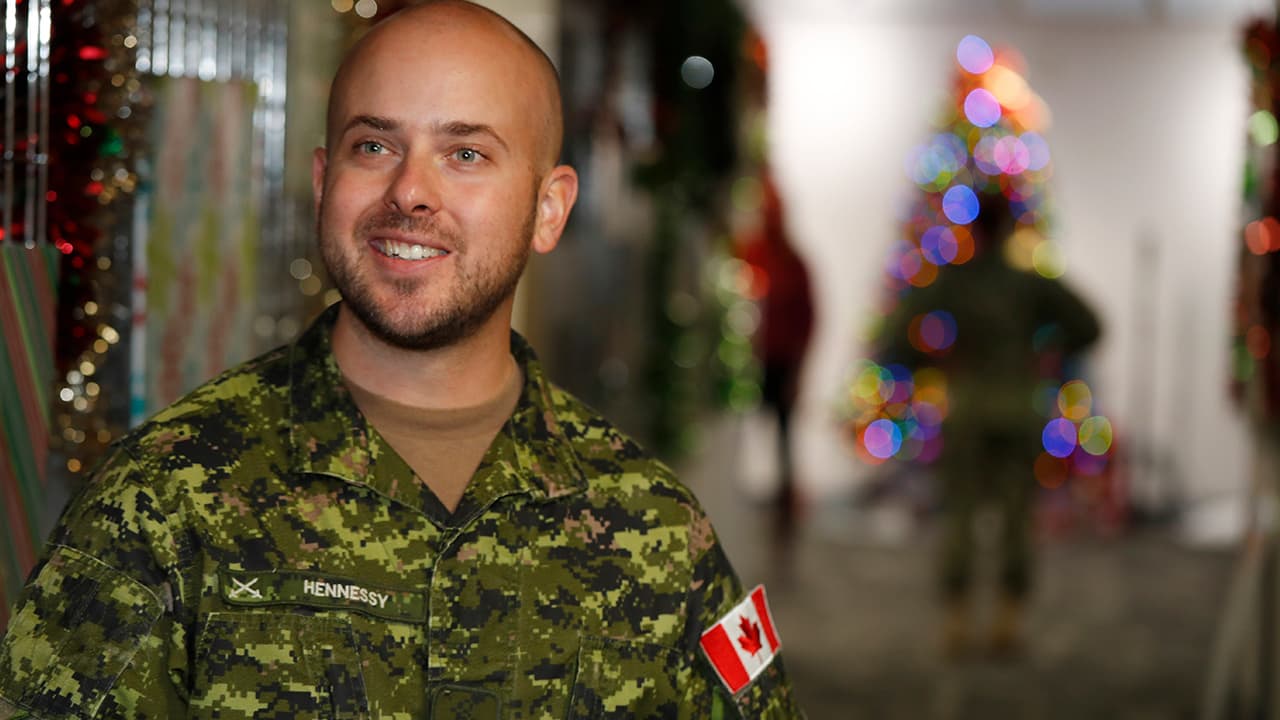 Photo of Canadian Armed Forces Major Andrew Hennessy, of Armstrong, B.C.