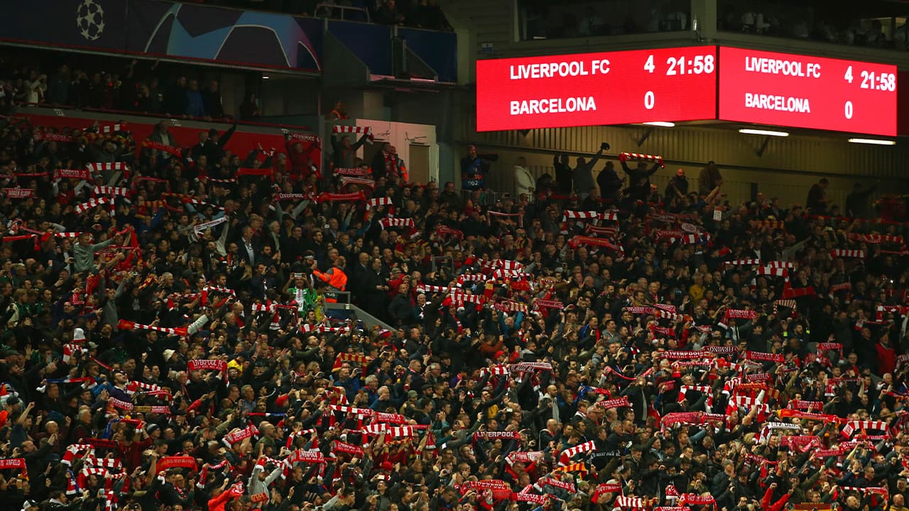 Photo of Liverpool supporters
