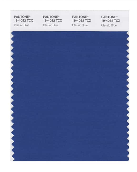 Photo of a classic blue color swatch