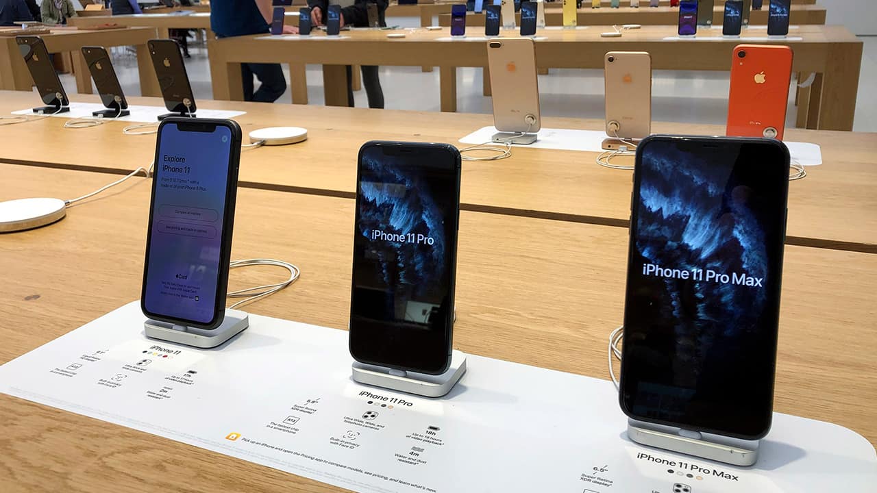 Photo of iPhones