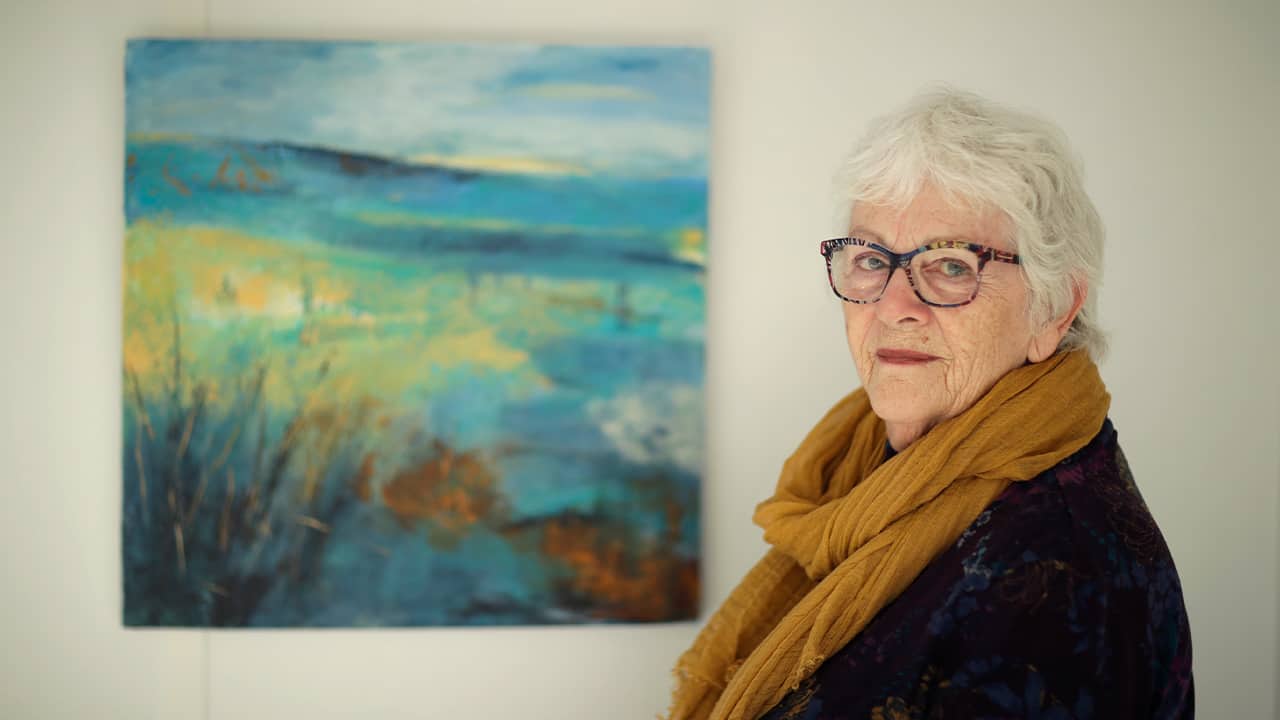 Photo of Elly Wright, a Dutch painter