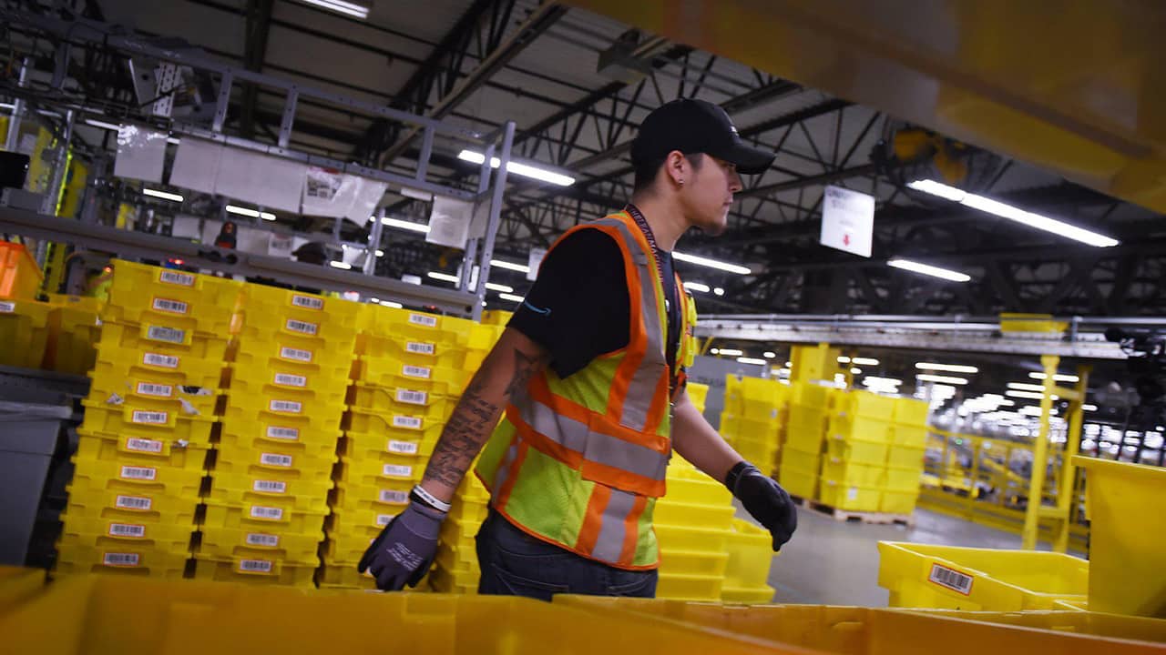 Photo of Amazon process assistant Ivan Agcaoili