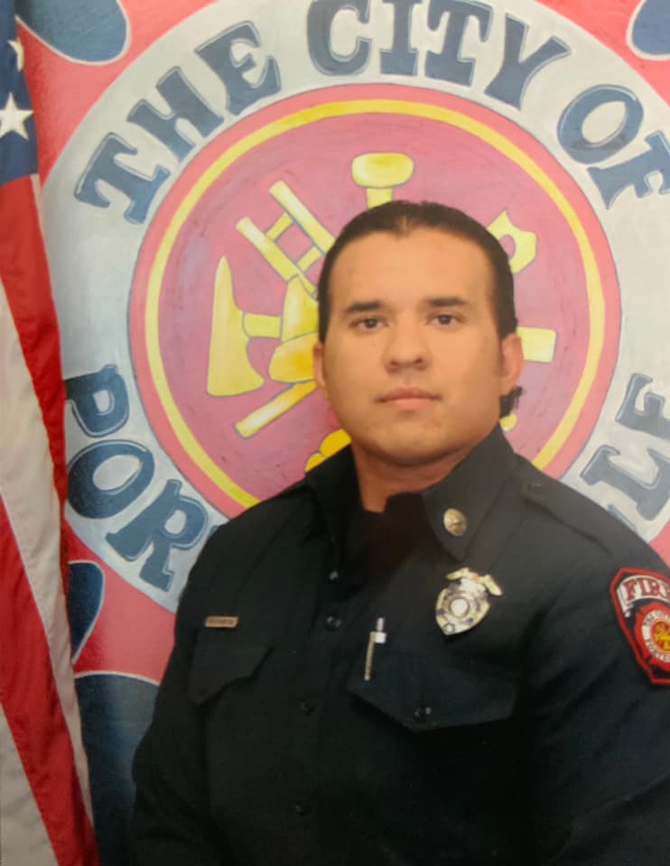 Portrait of Porterville Fire Capt. Raymond Figueroa