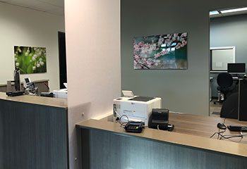 Photo of the interior of a medical office