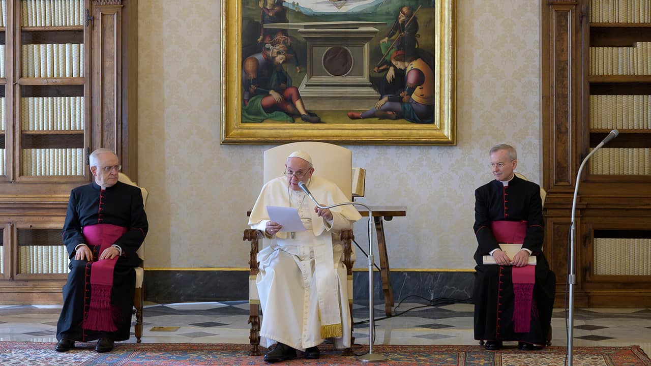 Photo of Pope Francis at the Vatican