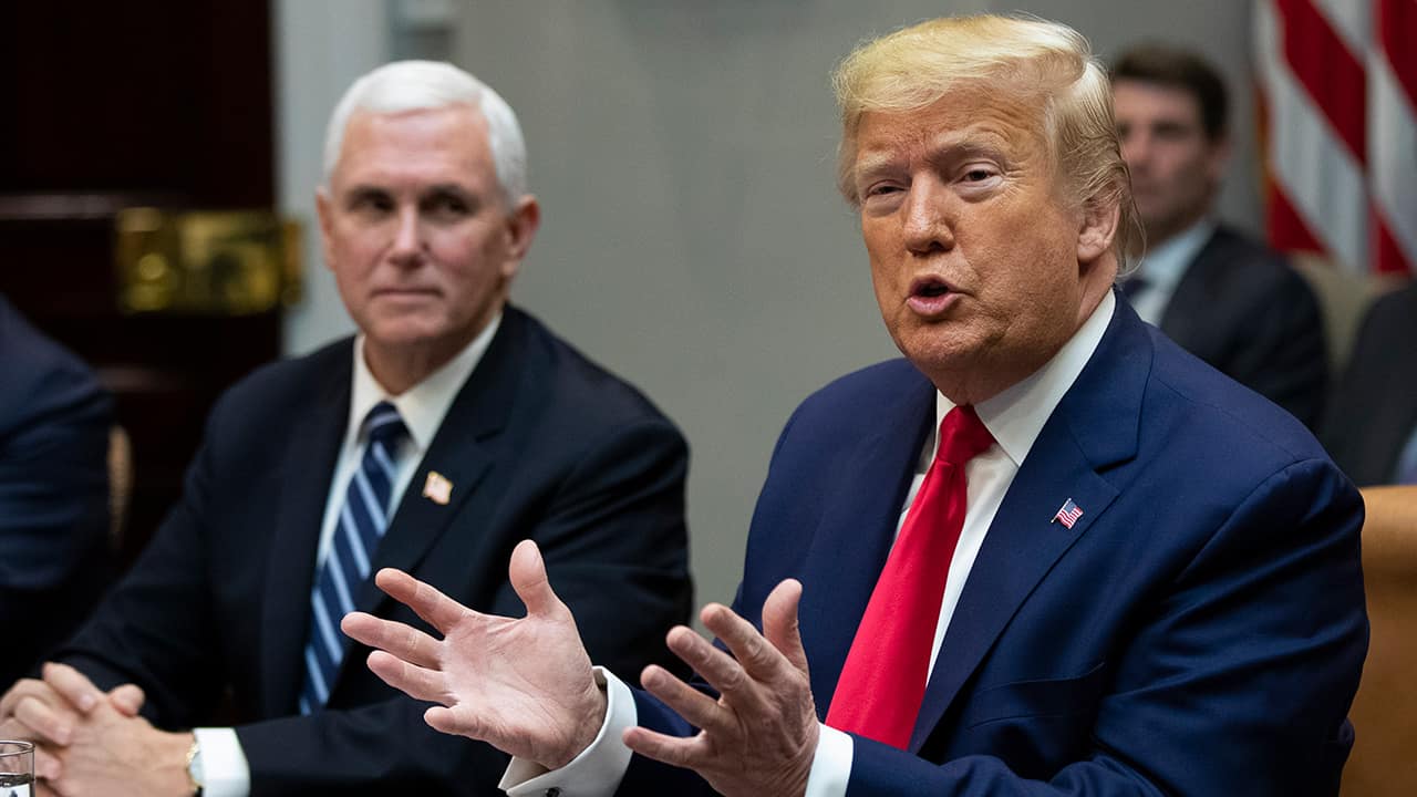 Photo of President Donald Trump with Vice President Mike Pence