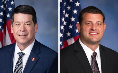 Photo combination of Rep. Tj Cox and David Valadao