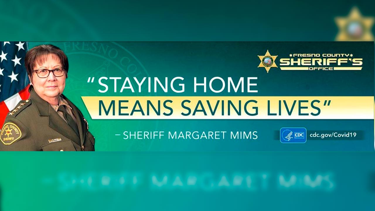 Sheriff Mims’ Billboard Message: Stay Home Sheriff Mims’ Billboard Message: Stay Home