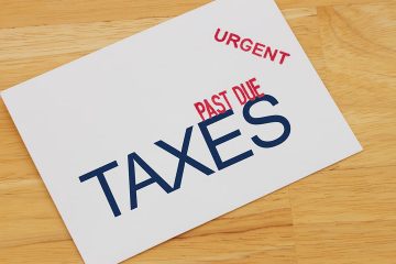 Photo illustration of a late tax noticeI