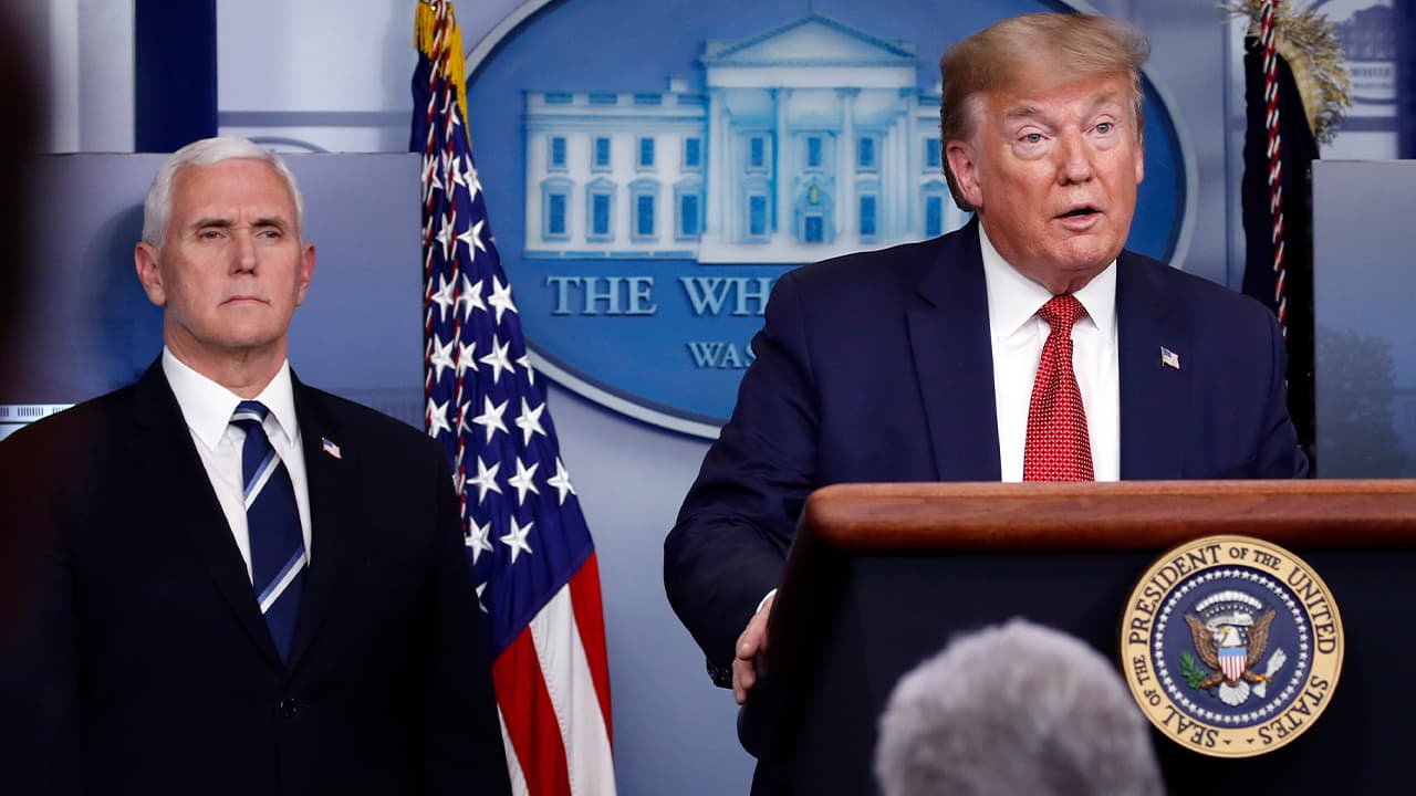Photo of President Donald Trump and Vice President Mike Pence