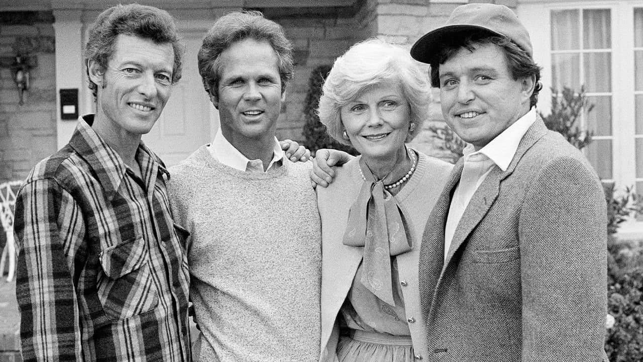Photo of the original cast of the "Leave It To Beaver"