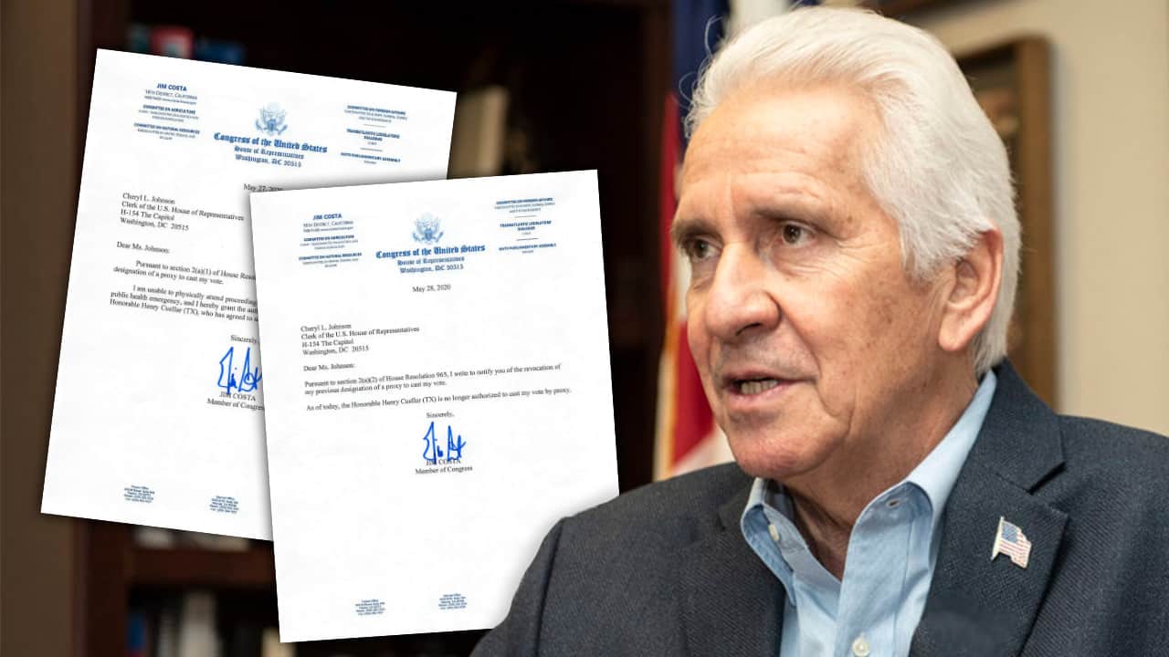 Costa Yanks Request to Let Someone Else Cast House Votes for Him Costa Yanks Request to Let Someone Else Cast House Votes for Him