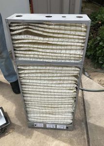 Image of a high-efficiency particulate air filter