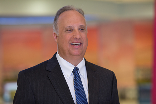 Environmental portrait of Dr. David Christensen, chief physician executive for Valley Children's Healthcare