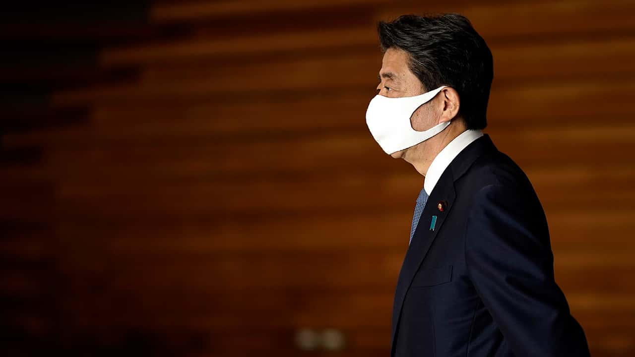 Photo of Japanese Prime Minister Shinzo Abe