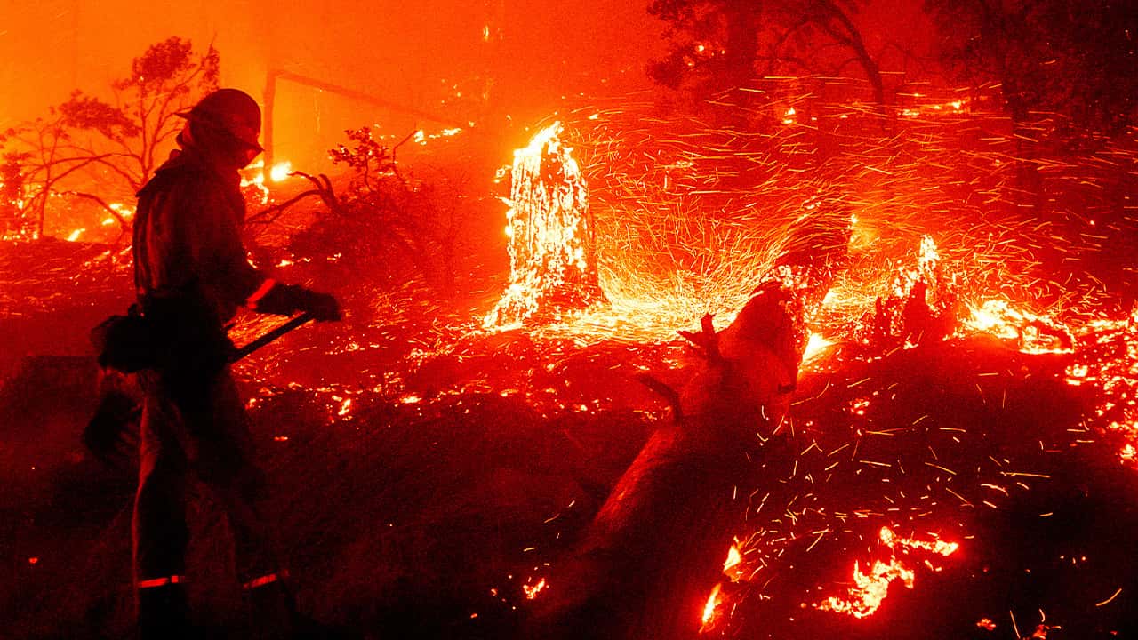 Photo of the Creek Fire