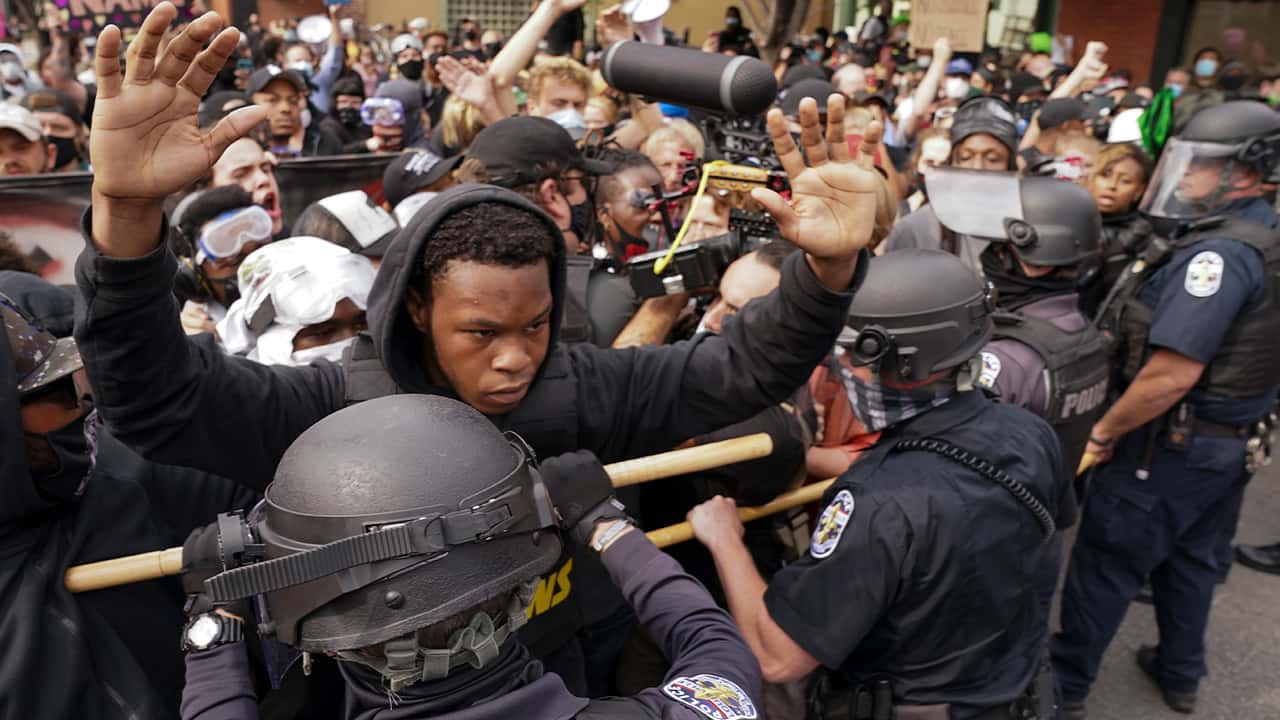 Photo of protestors