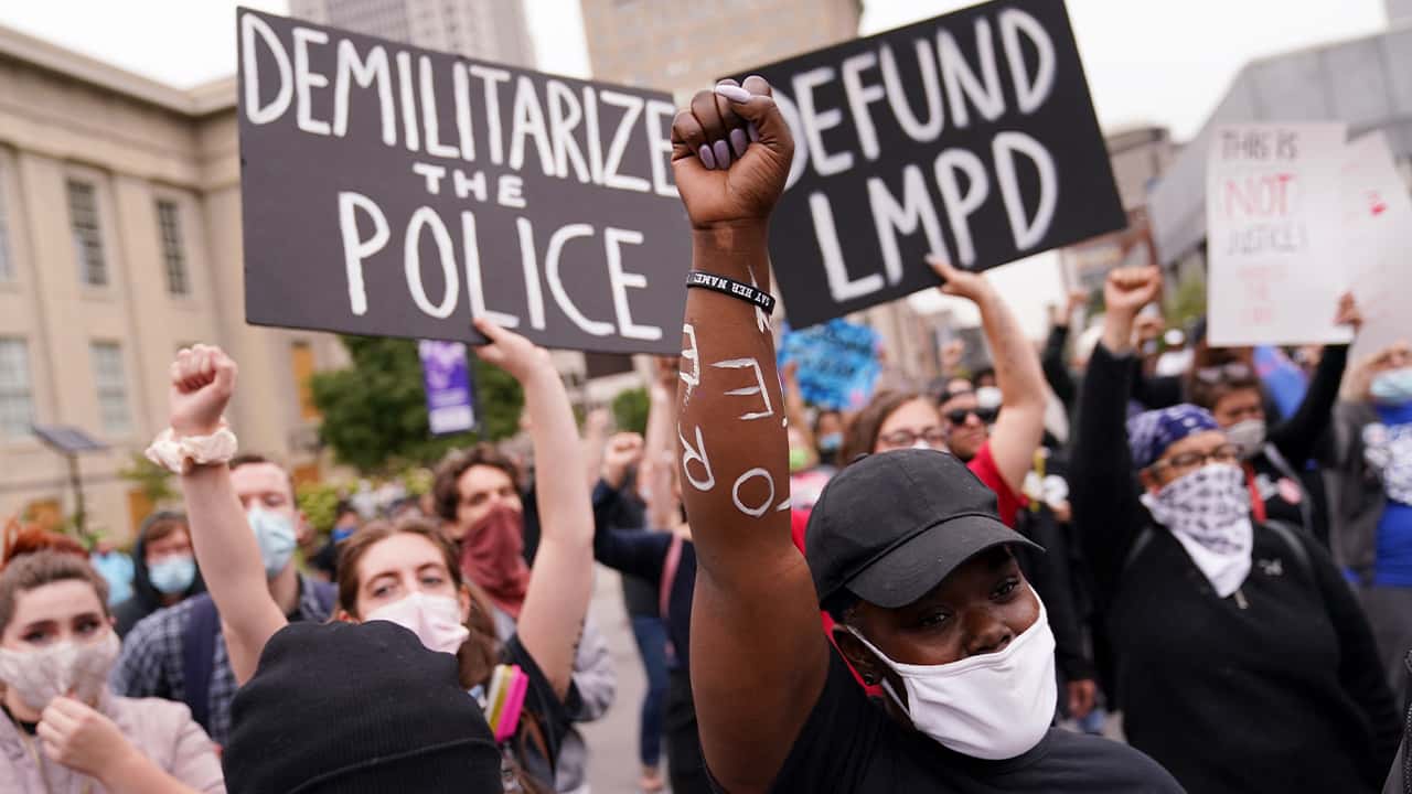 Photo of protestors