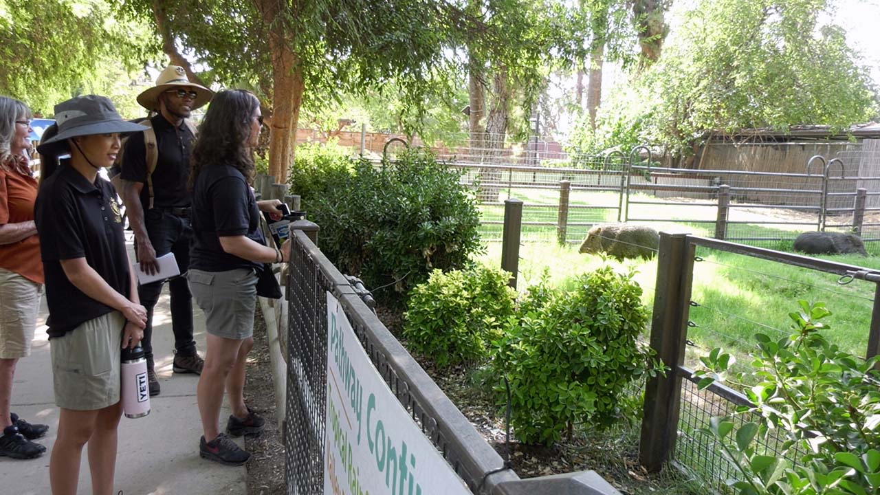 Fresno Zoo Classroom for Unique Charter School's Teachers GV